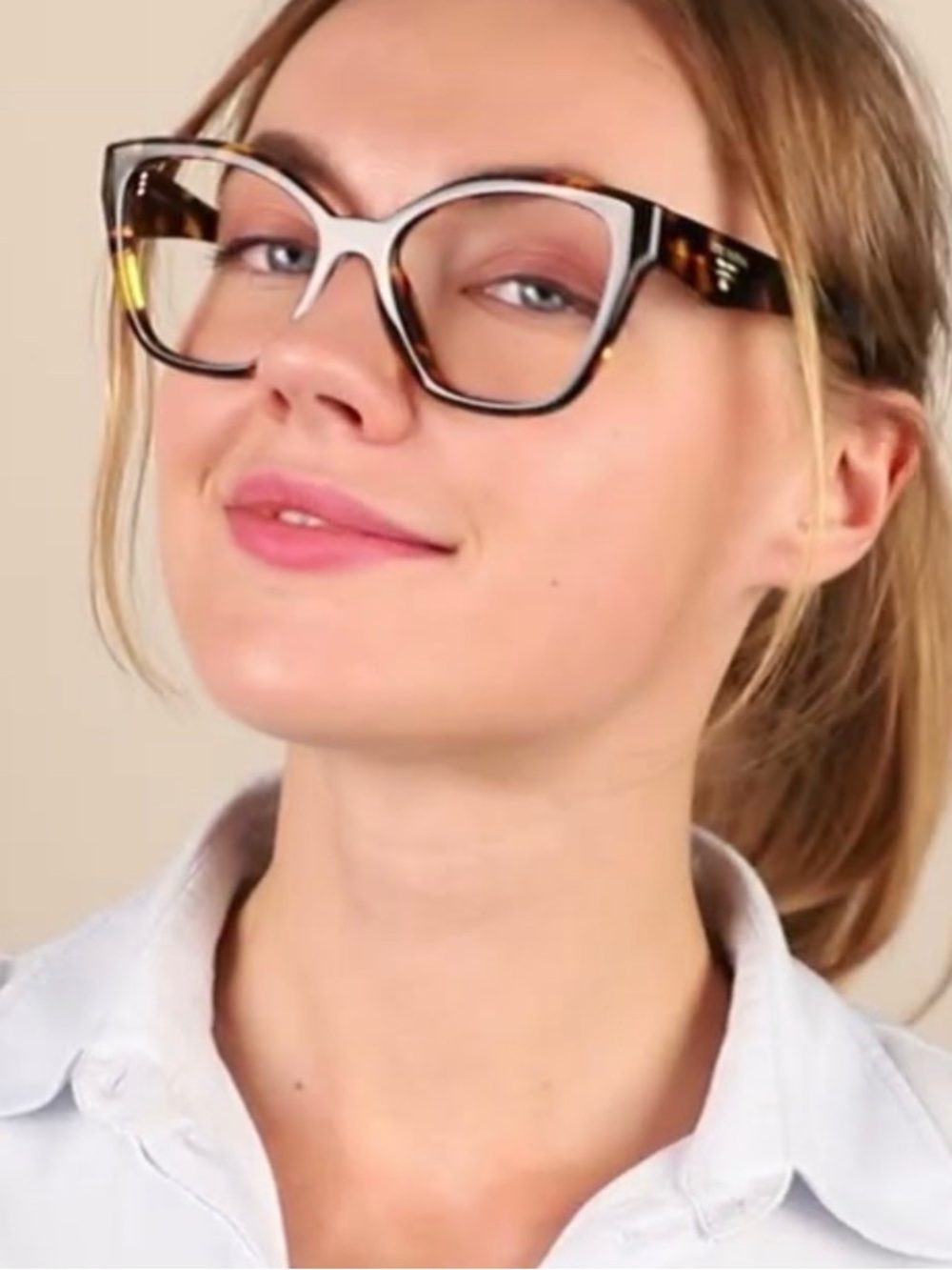 Prada Green Reading Glasses Cat Eye Frames - Picture 7 of 7